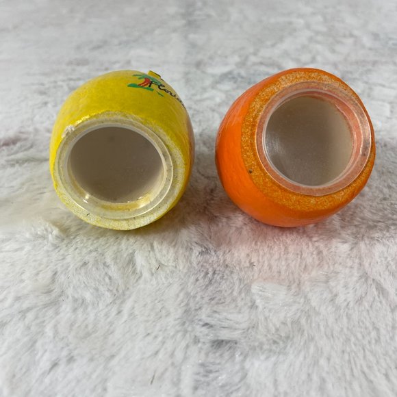 Vintage Salt and Pepper Shakers Florida Orange & Lemon 70's Souvenir - Picture 2 of 5